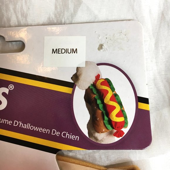 "Hot Dog" Halloween Party Weenie Dog Costume Medium NWT NOS - Picture 3 of 13